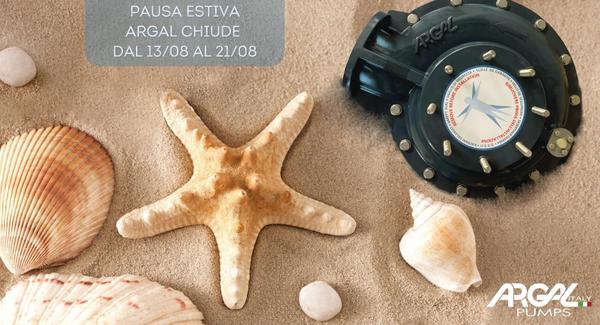 chiusura estiva Argal 2022 achema pumps